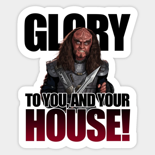 GLORY Sticker by Doc Multiverse Designs